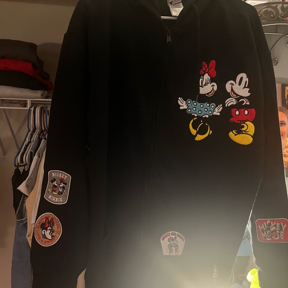 Disney  Black Mickey & Minnie Jacket
